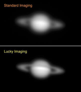 Two images of Saturn Two images of Saturn